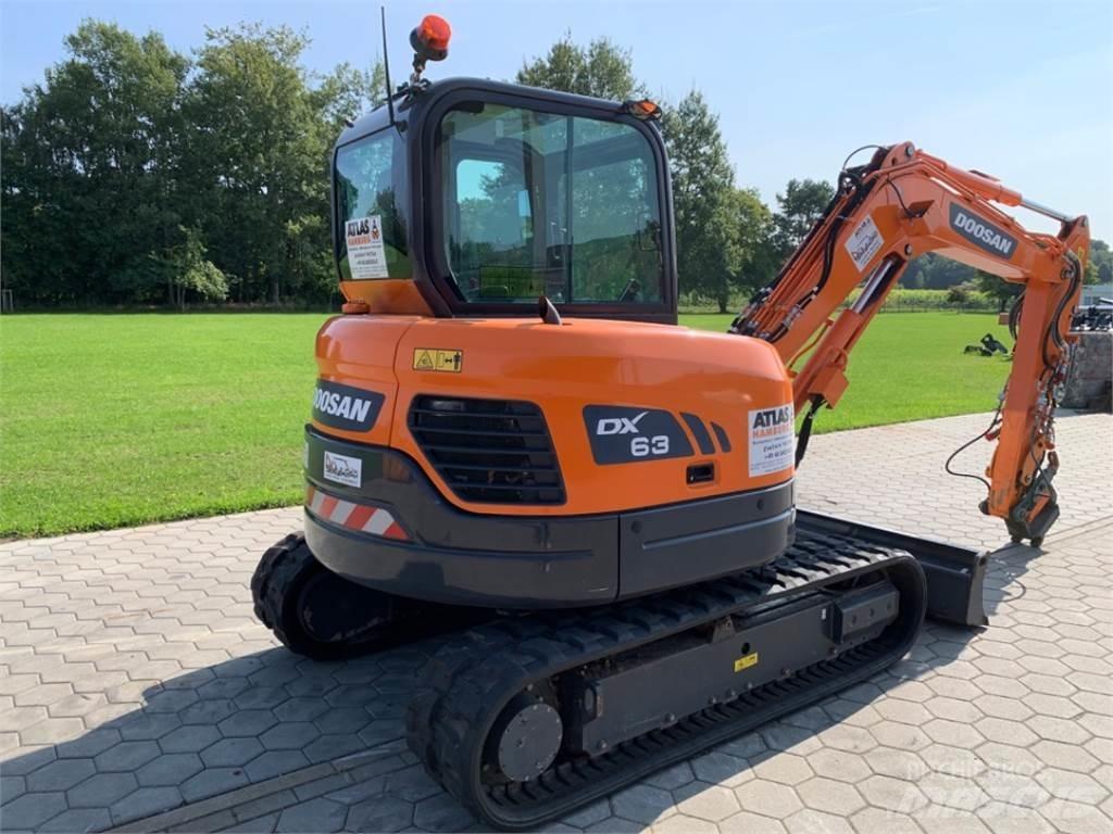 Doosan DX63-3 حفارات صغيرة أقل من 7 طن (حفارات صغيرة)