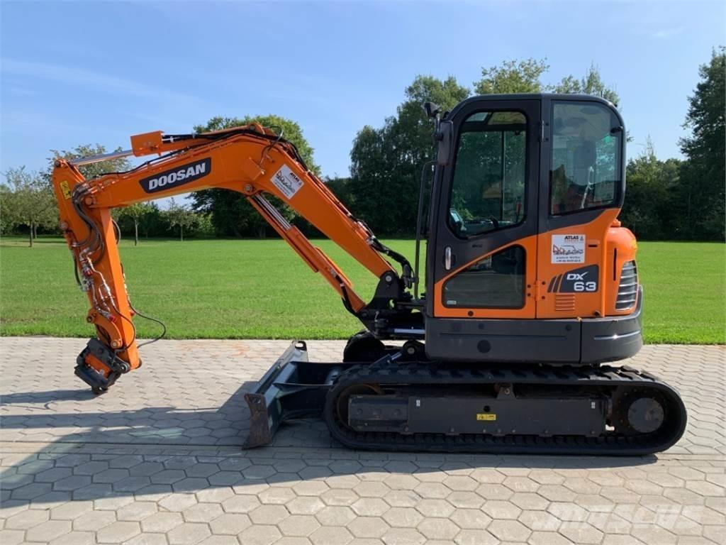 Doosan DX63-3 حفارات صغيرة أقل من 7 طن (حفارات صغيرة)