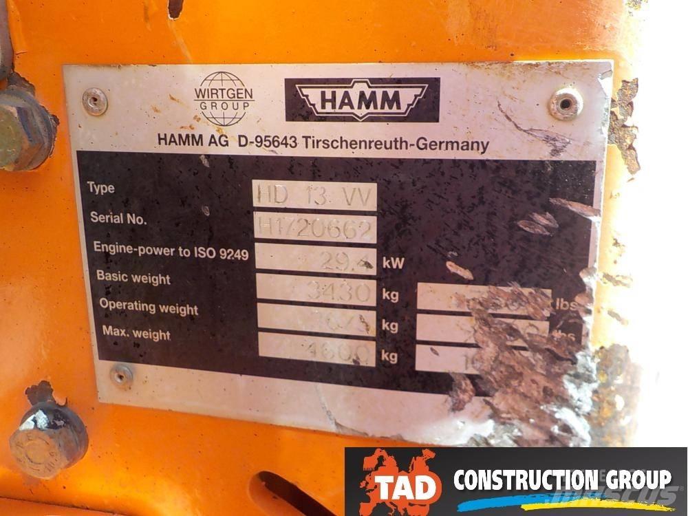 Hamm HD 13 VV مداحل ثنائية الاسطوانة