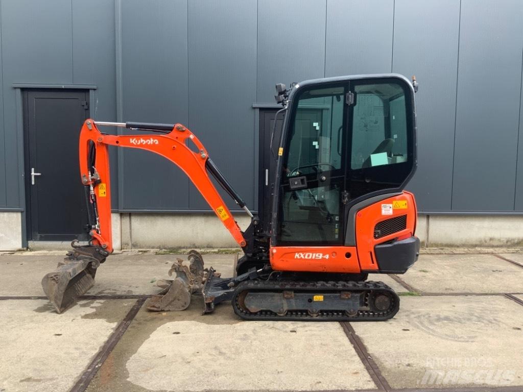 Kubota KX 019-4 حفارات صغيرة أقل من 7 طن (حفارات صغيرة)