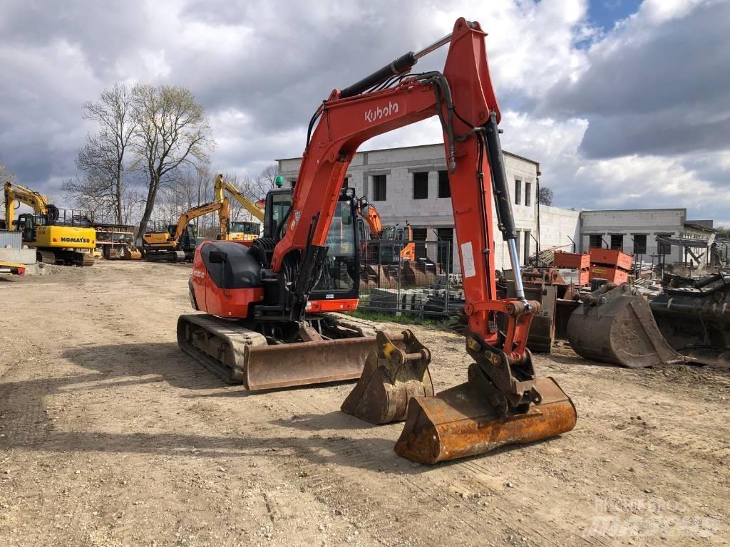 Kubota KX 080-4 حفارات زحافة