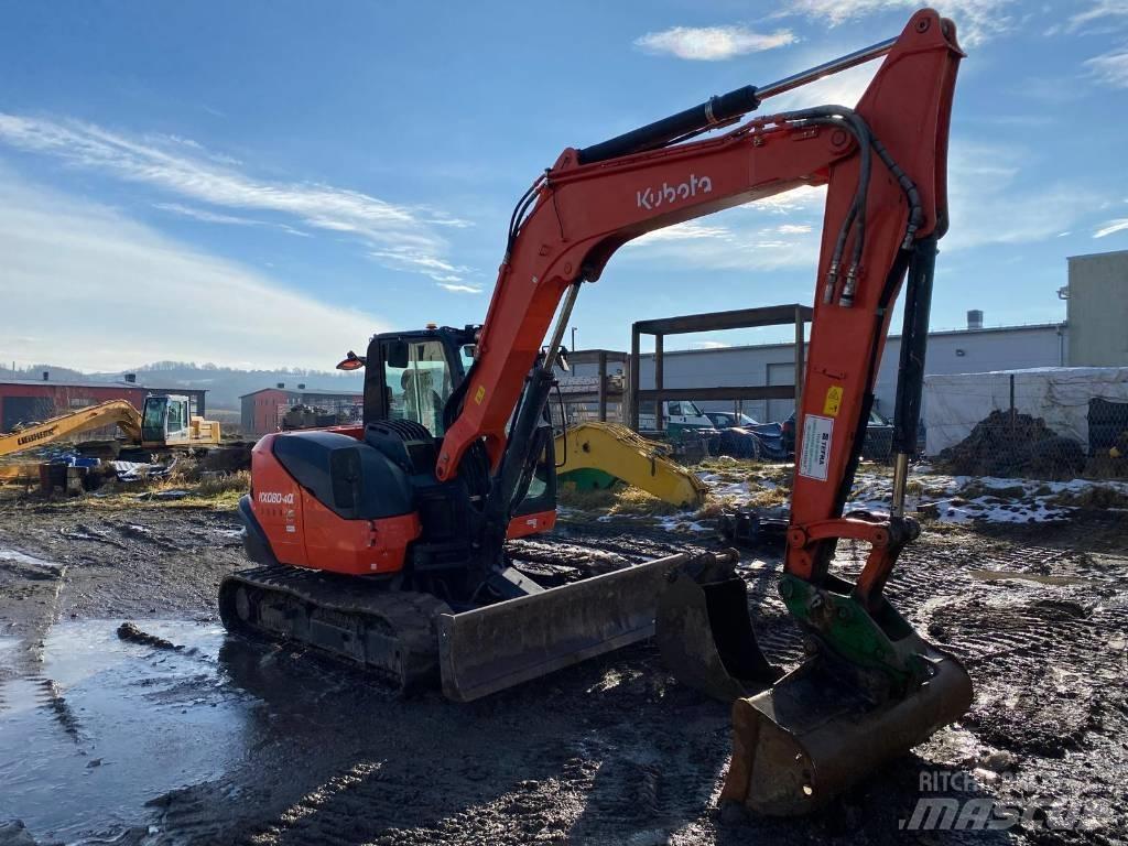 Kubota KX 080-4 حفارات زحافة