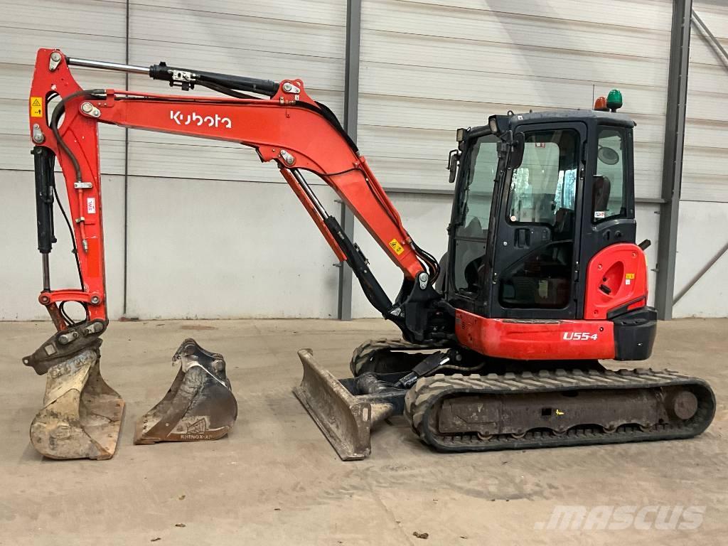 Kubota U 55-4 حفارات صغيرة أقل من 7 طن (حفارات صغيرة)