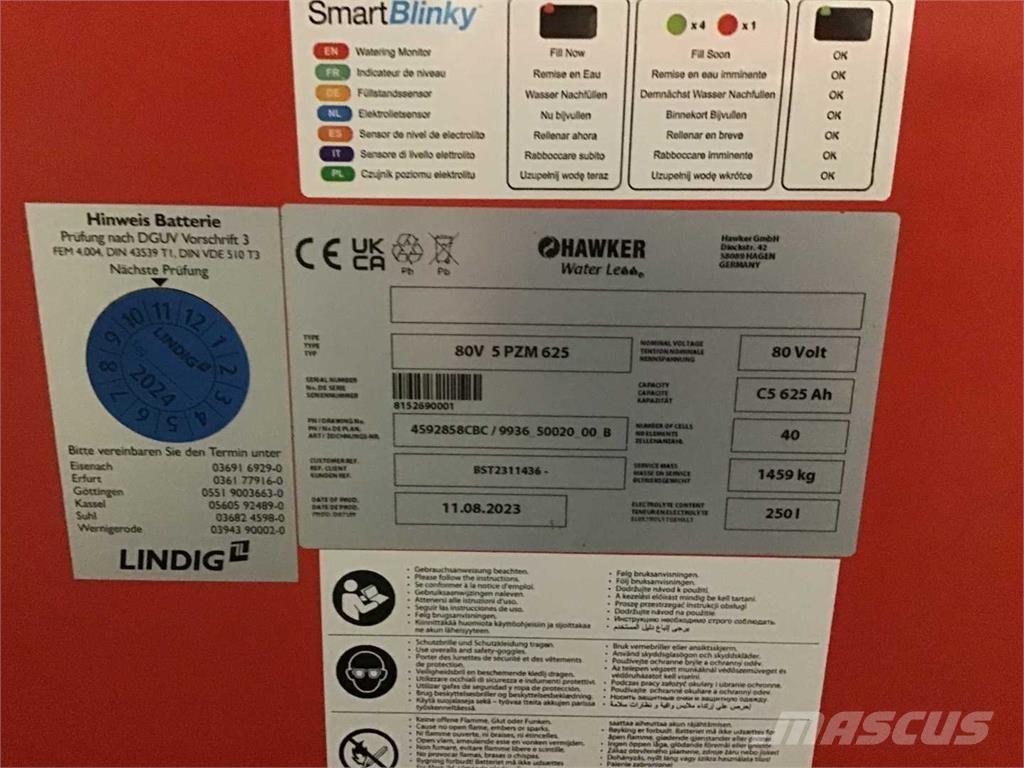 Linde E35L شاحنات ذات رافعات شوكية تعمل بالكهرباء