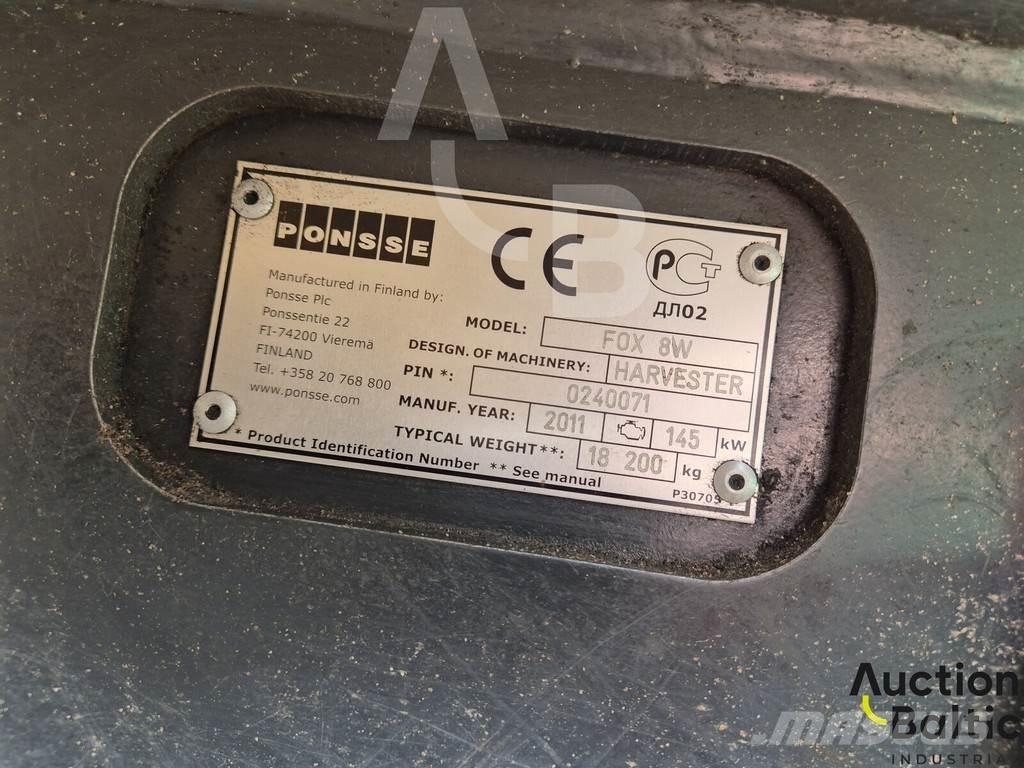 Ponsse Fox 8W حصادات