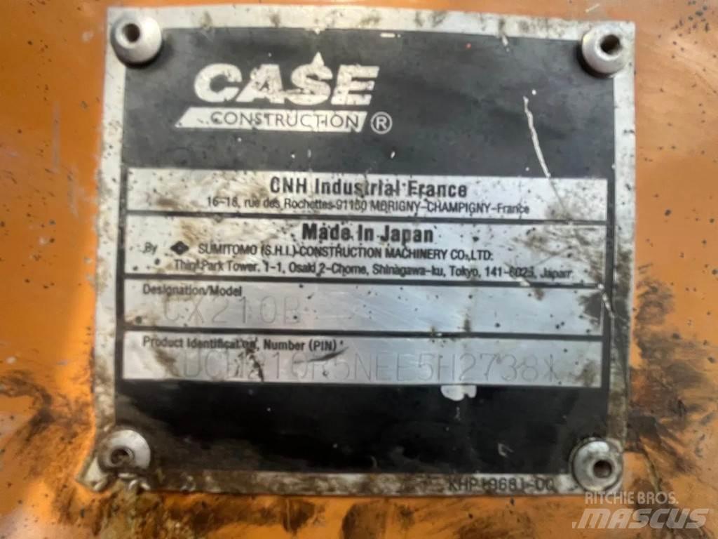 CASE CX210B حفارات زحافة