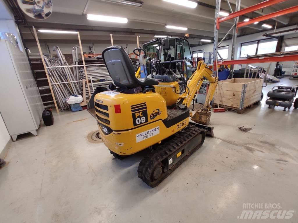 Komatsu PC 09-1 حفارات صغيرة أقل من 7 طن (حفارات صغيرة)
