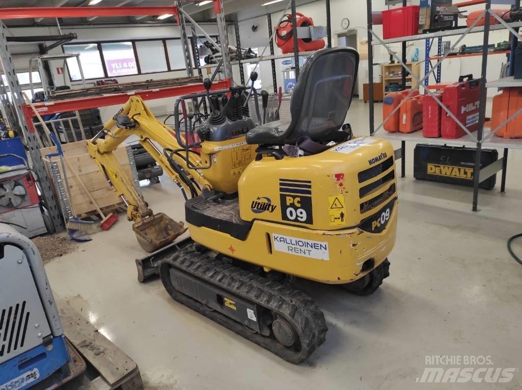 Komatsu PC 09-1 حفارات صغيرة أقل من 7 طن (حفارات صغيرة)