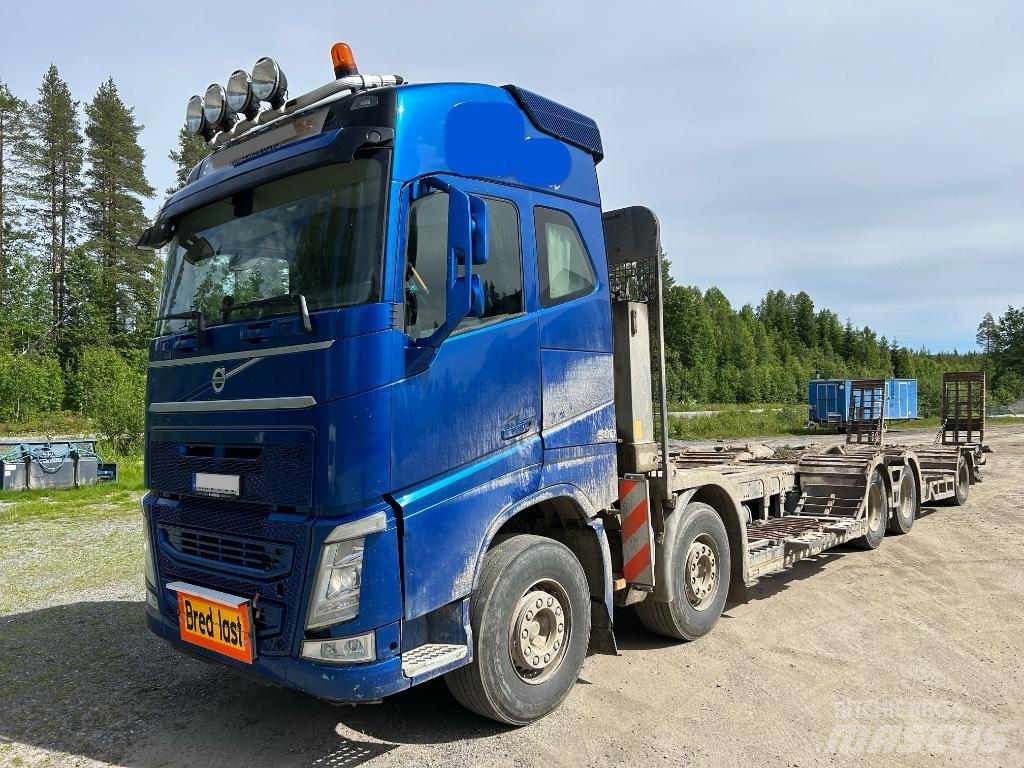 Volvo FH 500 شاحنات نقل آلة الغابات