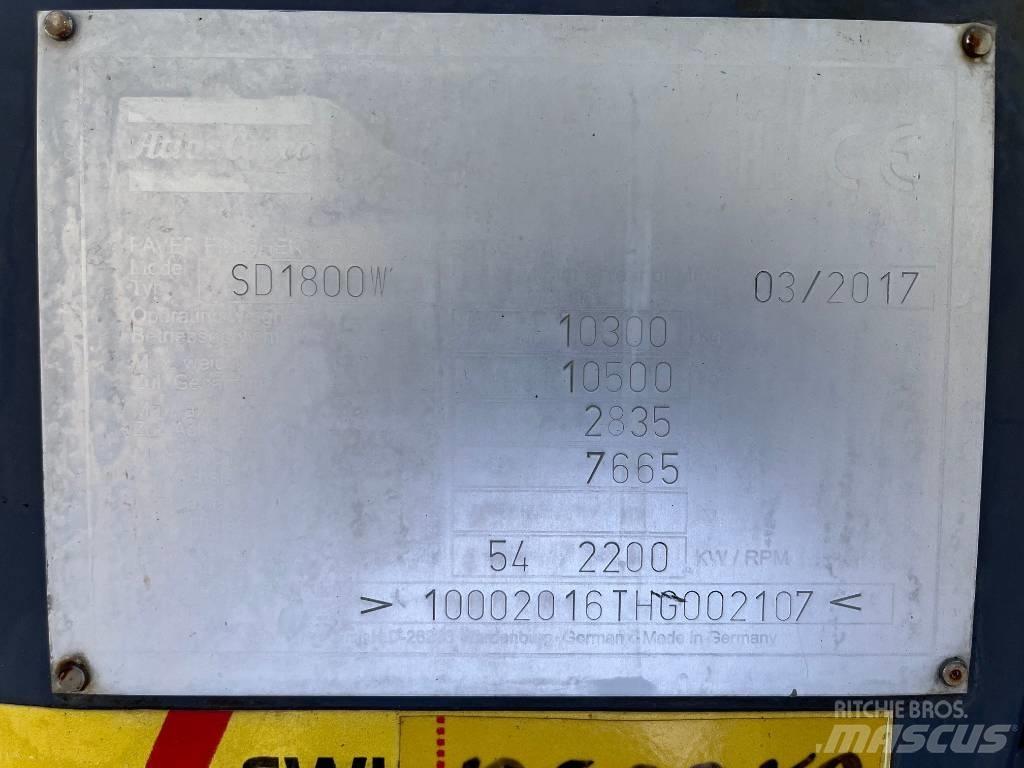 Dynapac SD 1800 W معدات السفلتة