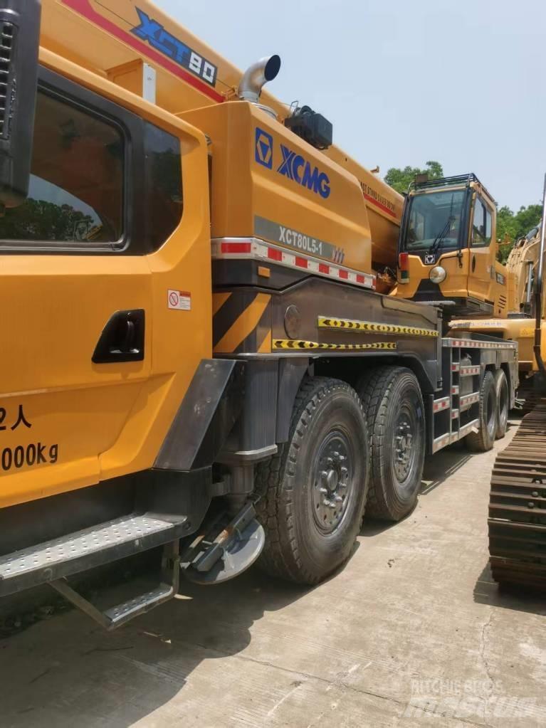 XCMG xct80l5 رافعات صالحة لكل أنواع الطرق
