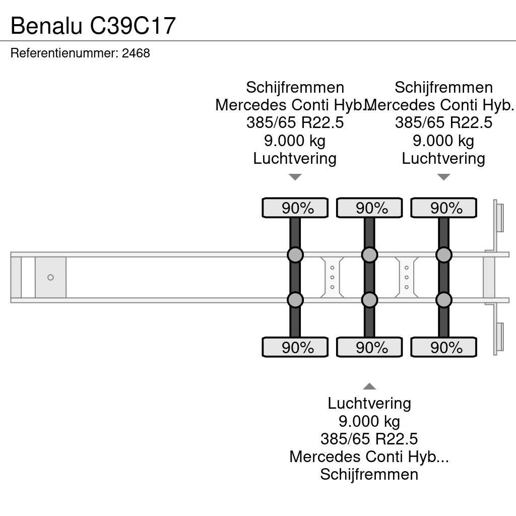 Benalu C39C17 نصف مقطورات قلابة