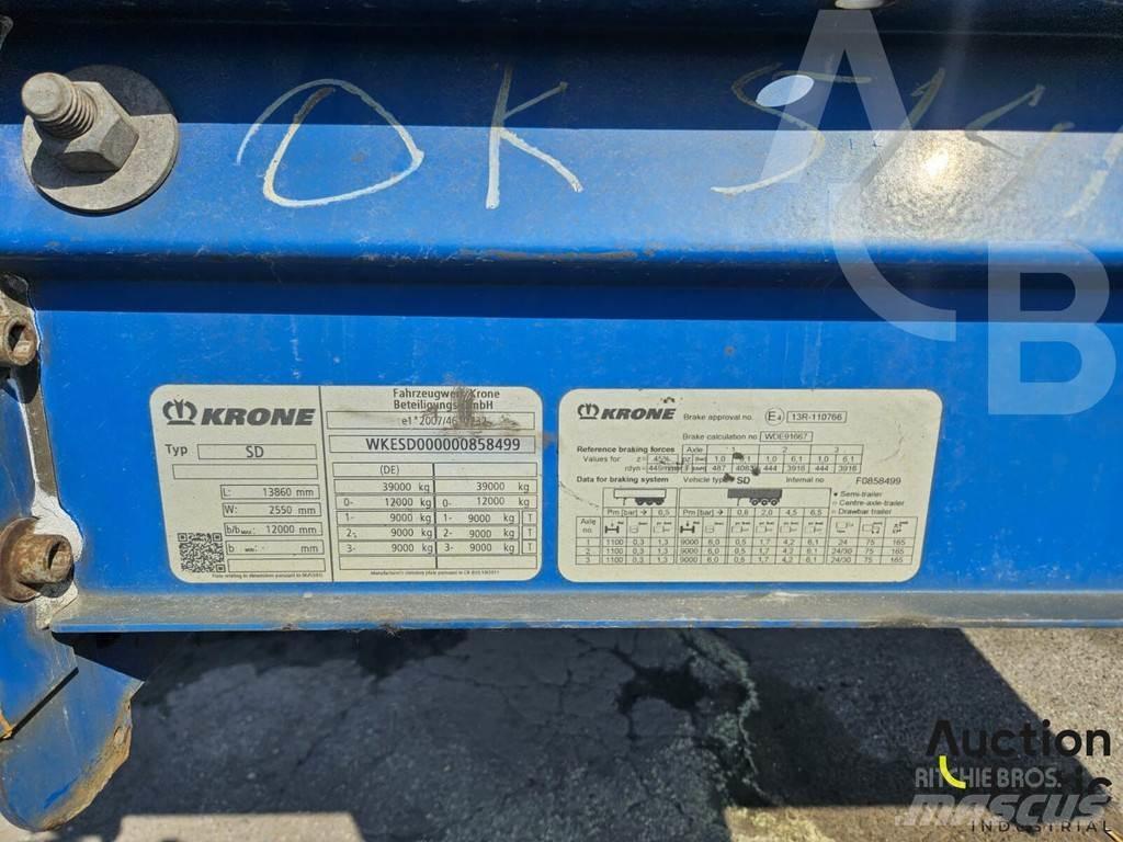 Krone SD نصف مقطورات بباب جانبي