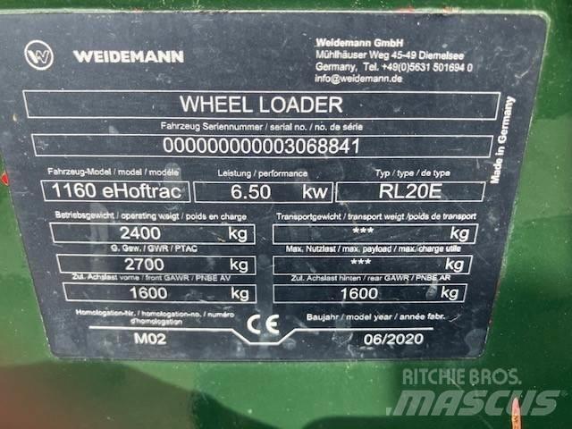 Weidemann 1160e لوادر صغيرة