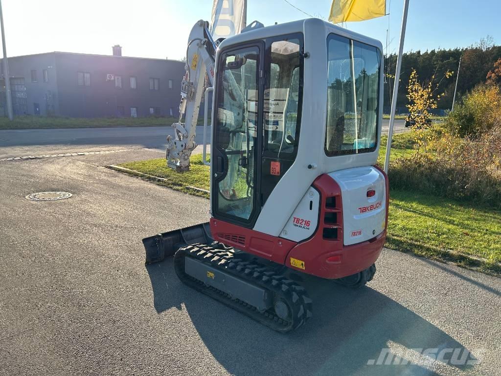 Takeuchi TB 216A V4 حفارات صغيرة أقل من 7 طن (حفارات صغيرة)