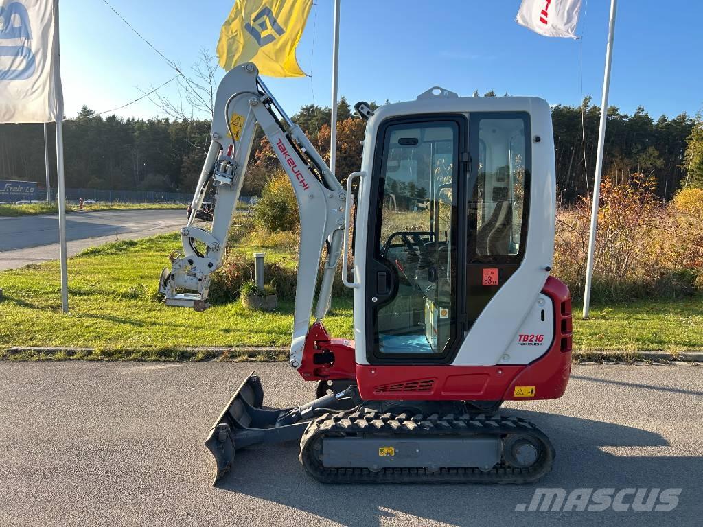 Takeuchi TB 216A V4 حفارات صغيرة أقل من 7 طن (حفارات صغيرة)