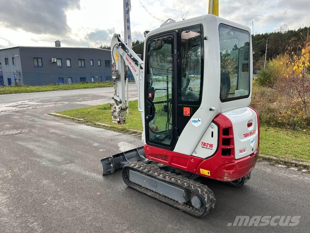 Takeuchi TB 216A V4 حفارات صغيرة أقل من 7 طن (حفارات صغيرة)