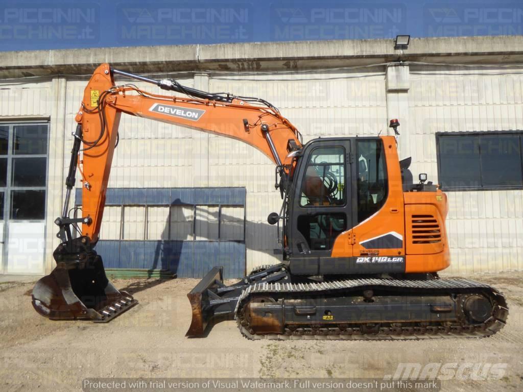 Doosan DX140LCR-7 حفارات زحافة