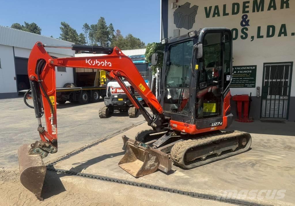 Kubota U 27-4 حفارات صغيرة أقل من 7 طن (حفارات صغيرة)