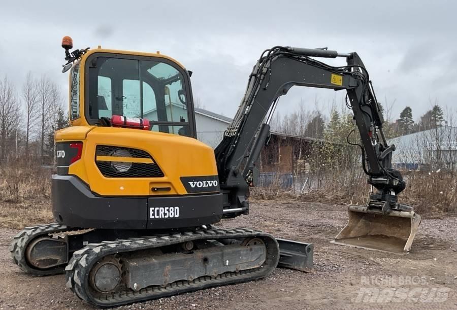 Volvo ECR 58 D حفارات صغيرة أقل من 7 طن (حفارات صغيرة)