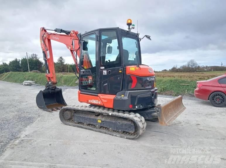 Kubota KX 060-5 حفارات صغيرة أقل من 7 طن (حفارات صغيرة)
