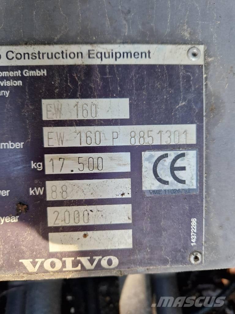 Volvo EW 160 حفارات بعجل