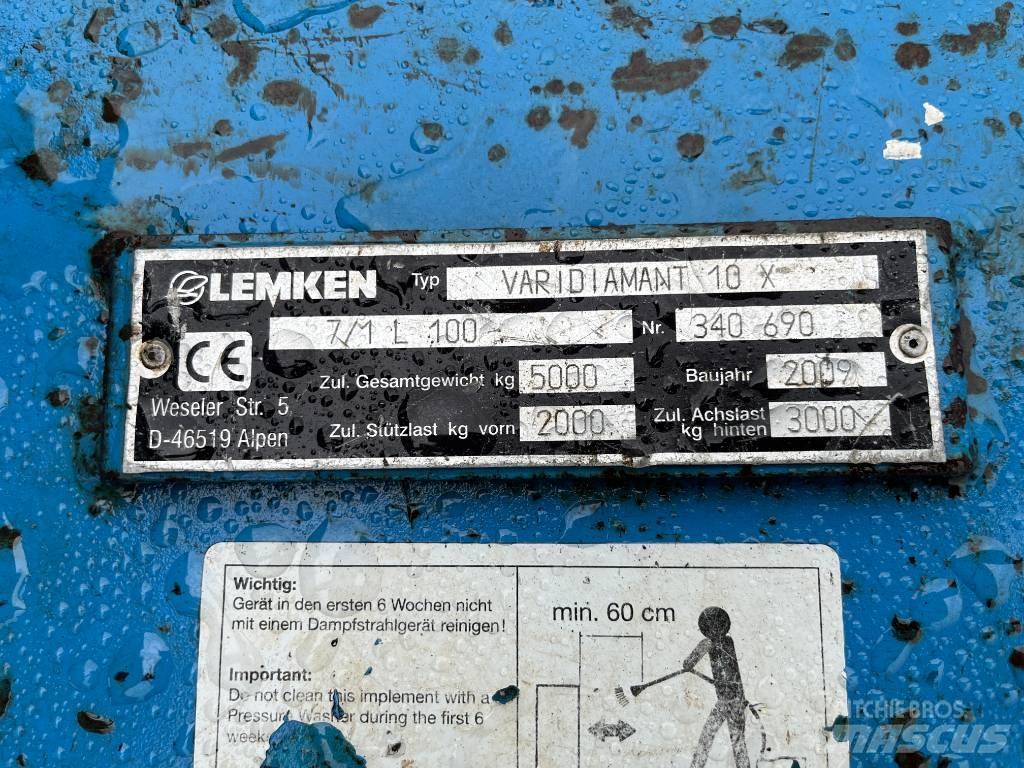 Lemken Diamant 10 X محاريث عكسية