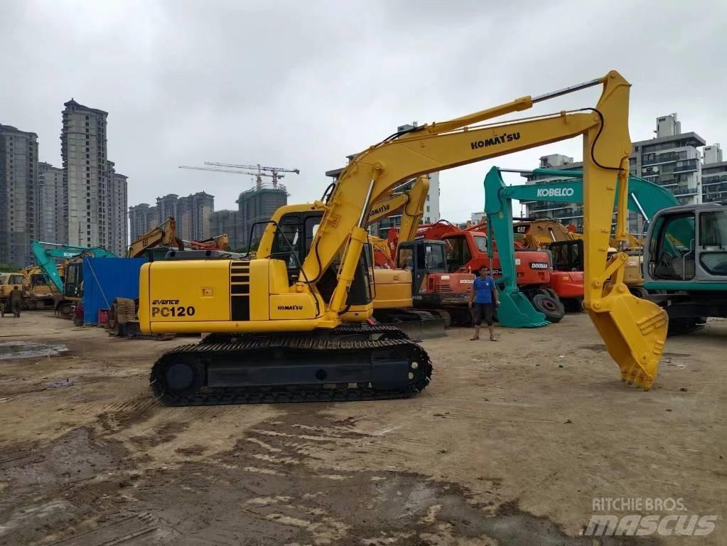 Komatsu pc120-6 حفارات زحافة