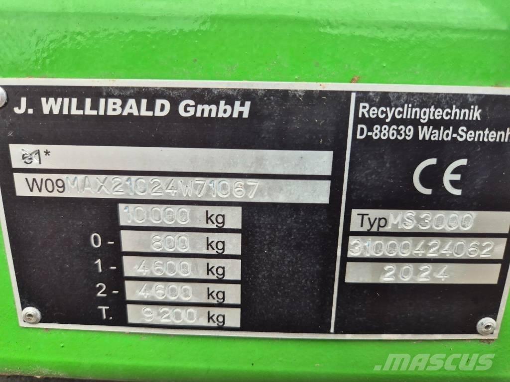 Willibald Minishark آلات تمزيق المخلفات