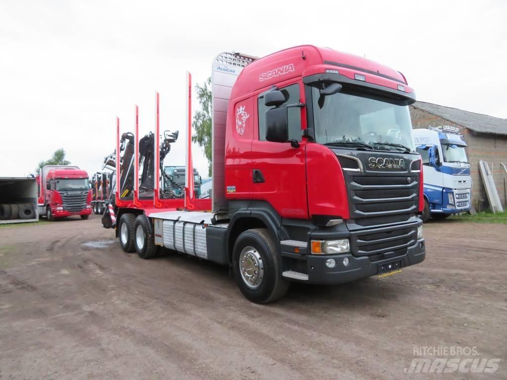 Scania R 450 شاحنات أشجار