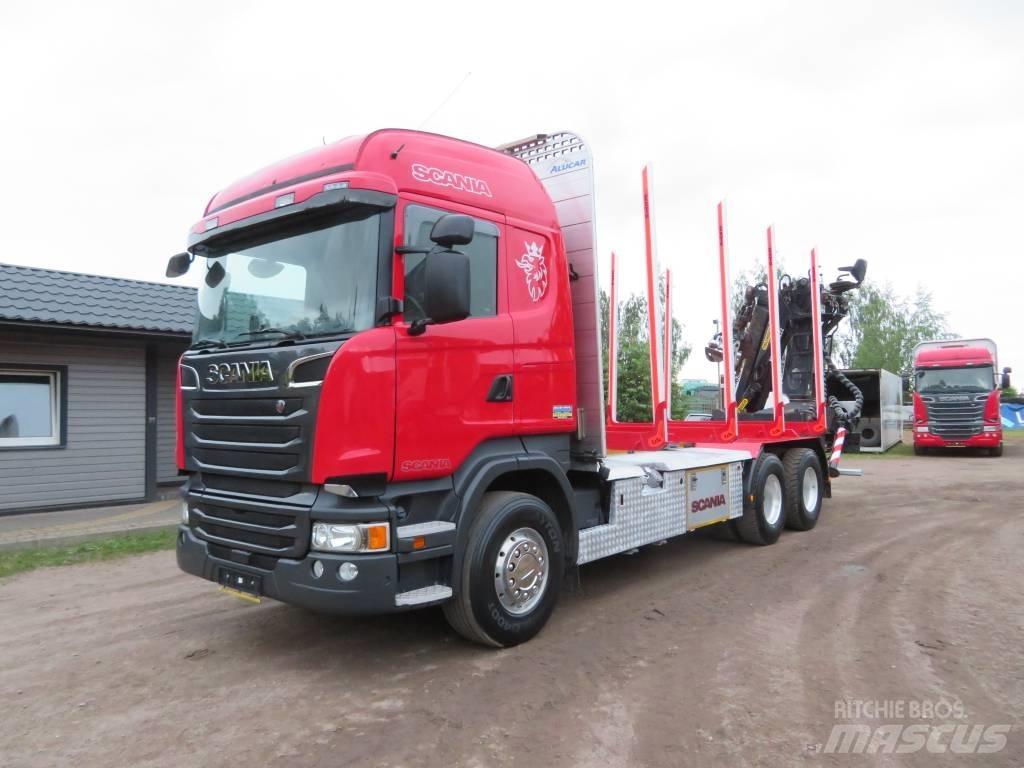 Scania R 450 شاحنات أشجار