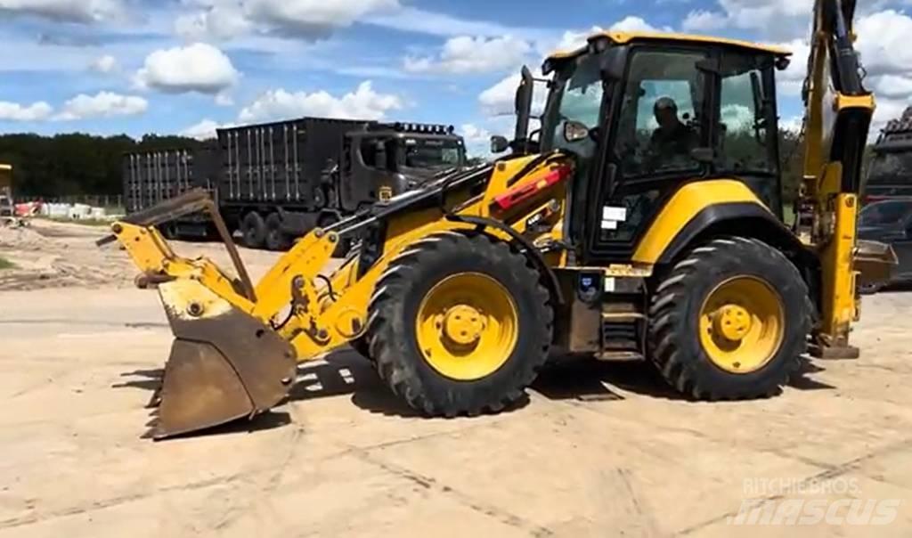 CAT 444 E 4x4 لوادر ذات جرافات عكسية