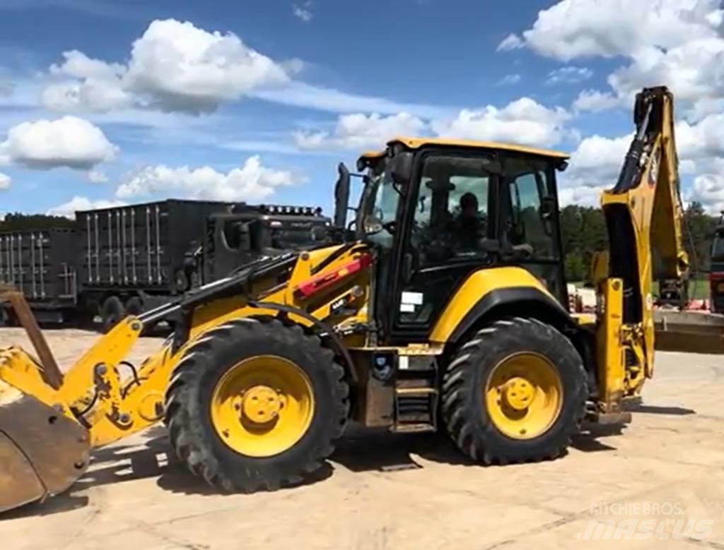 CAT 444 E 4x4 لوادر ذات جرافات عكسية