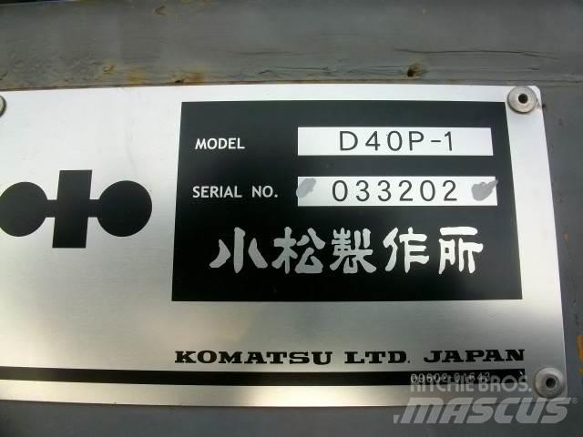 Komatsu D 40 P بلدوزرات مجنزرة