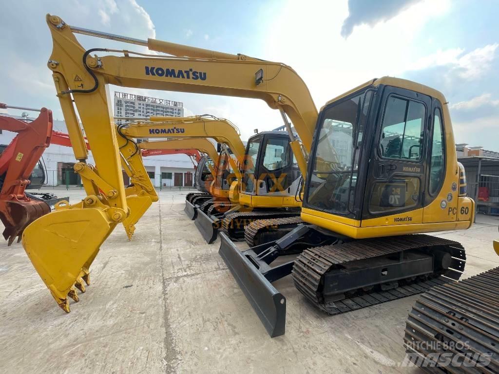 Komatsu PC 60 حفارات صغيرة أقل من 7 طن (حفارات صغيرة)