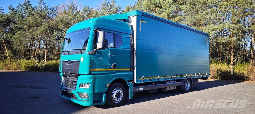 MAN TGX 18.470 شاحنات بغطاء جانبي