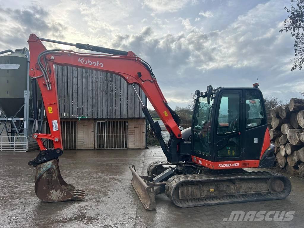 Kubota KX 080-4 حفارات وسط 7 طن - 12 طن