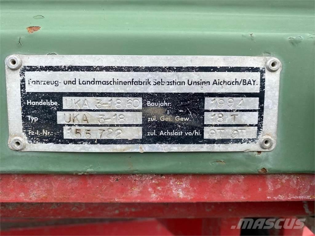 Unsinn UKA3-18/60 مقطورات قلابة
