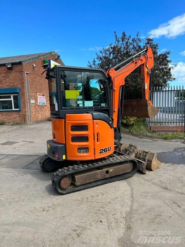 Hitachi ZX 26 U-5 حفارات صغيرة أقل من 7 طن (حفارات صغيرة)