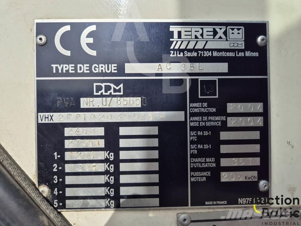 Terex AC 35 L رافعات صالحة لكل أنواع الطرق