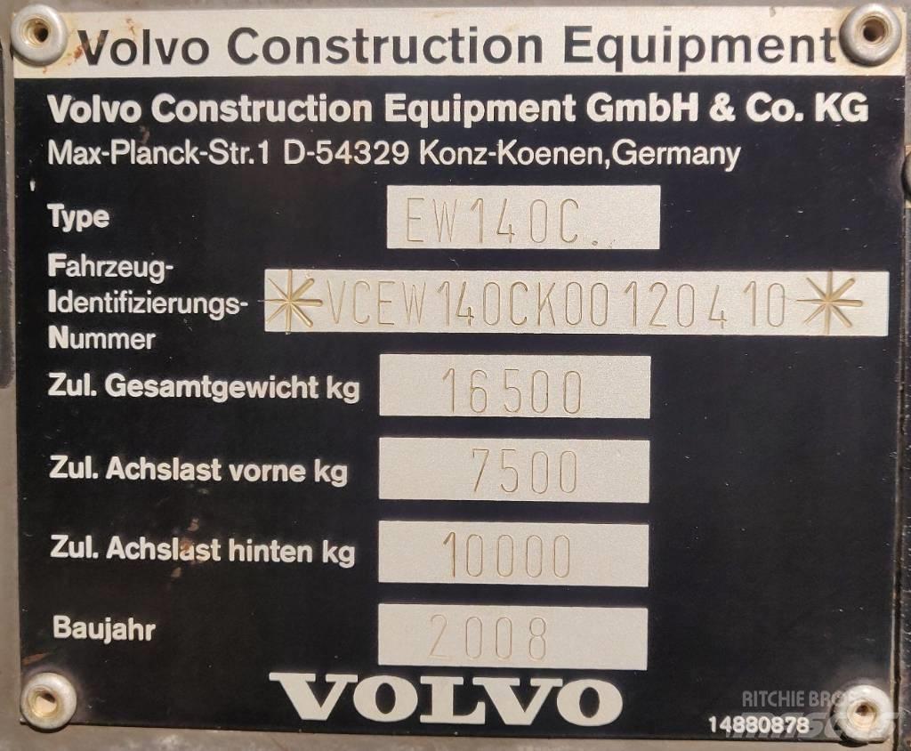 Volvo EW 140 C حفارات بعجل