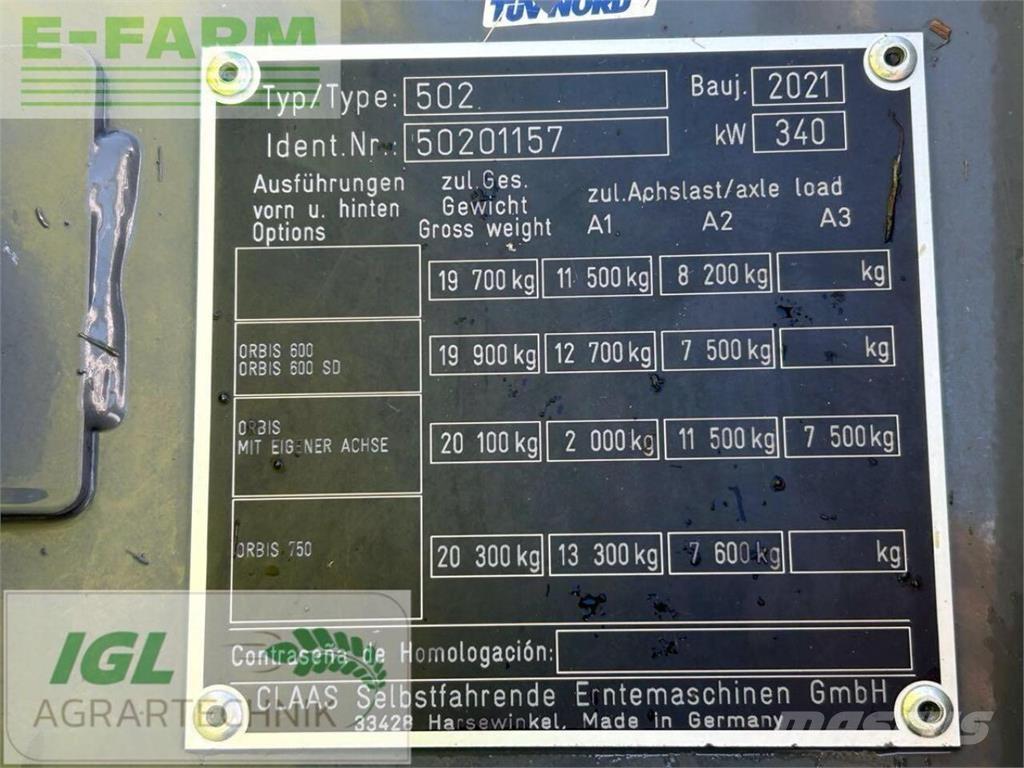 CLAAS jaguar 930 علافات ذاتية الدفع