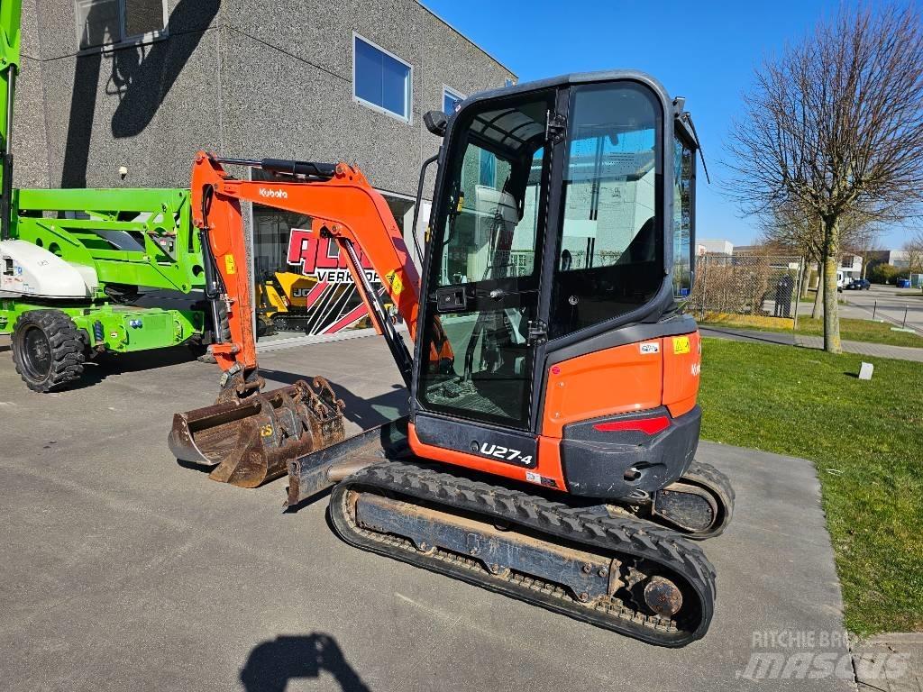 Kubota U 27-4 حفارات صغيرة أقل من 7 طن (حفارات صغيرة)