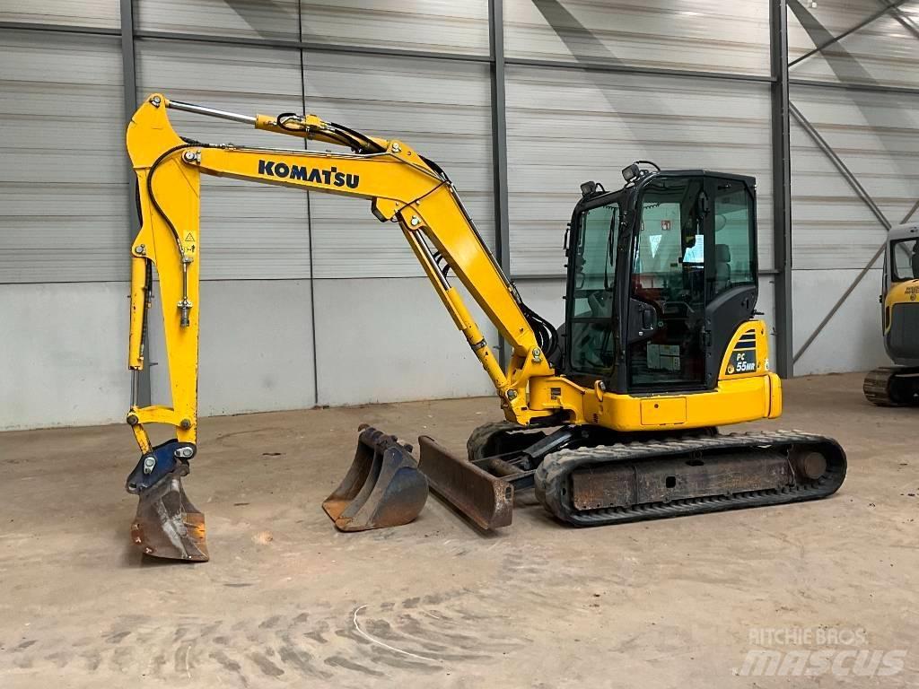 Komatsu PC 55 MR حفارات صغيرة أقل من 7 طن (حفارات صغيرة)