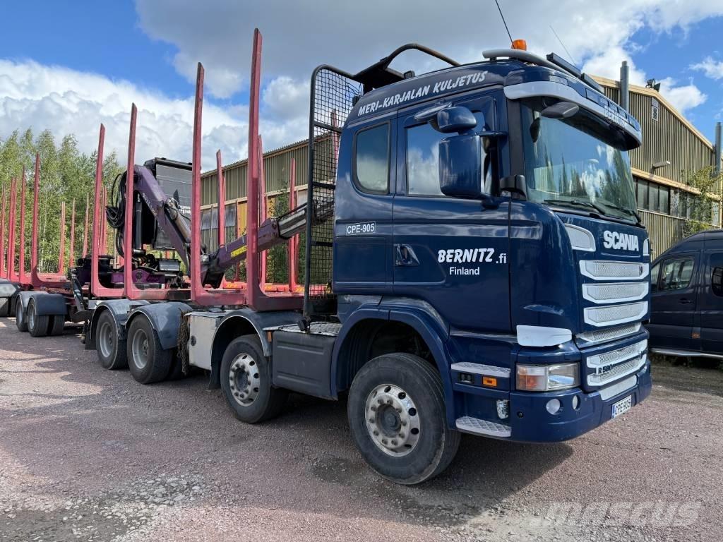 Scania R 580 شاحنات أشجار