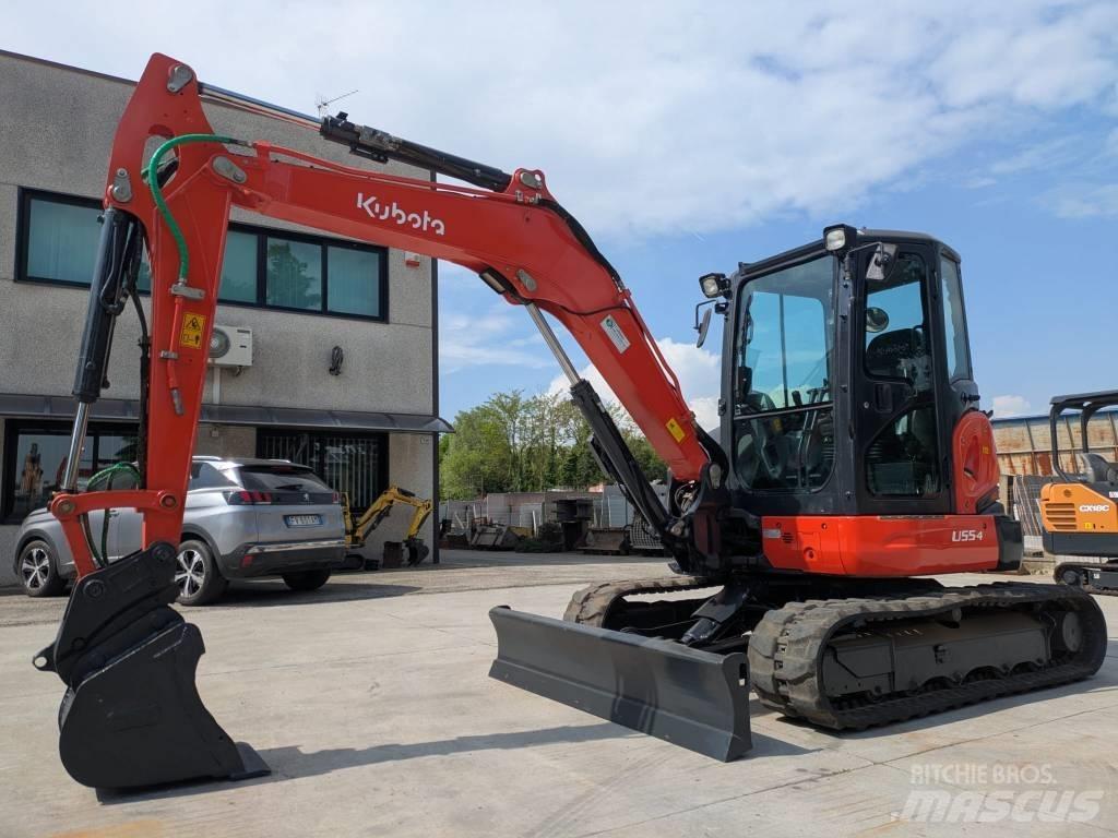 Kubota U 55-4 حفارات صغيرة أقل من 7 طن (حفارات صغيرة)