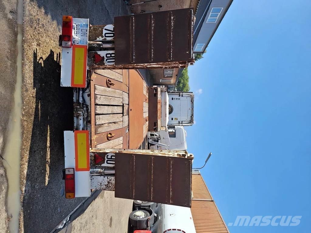 Actm S32215C نصف مقطورة مسطحة منخفضة