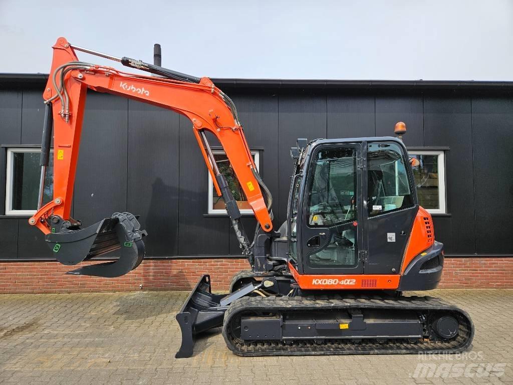 Kubota KX 080-4 حفارات وسط 7 طن - 12 طن