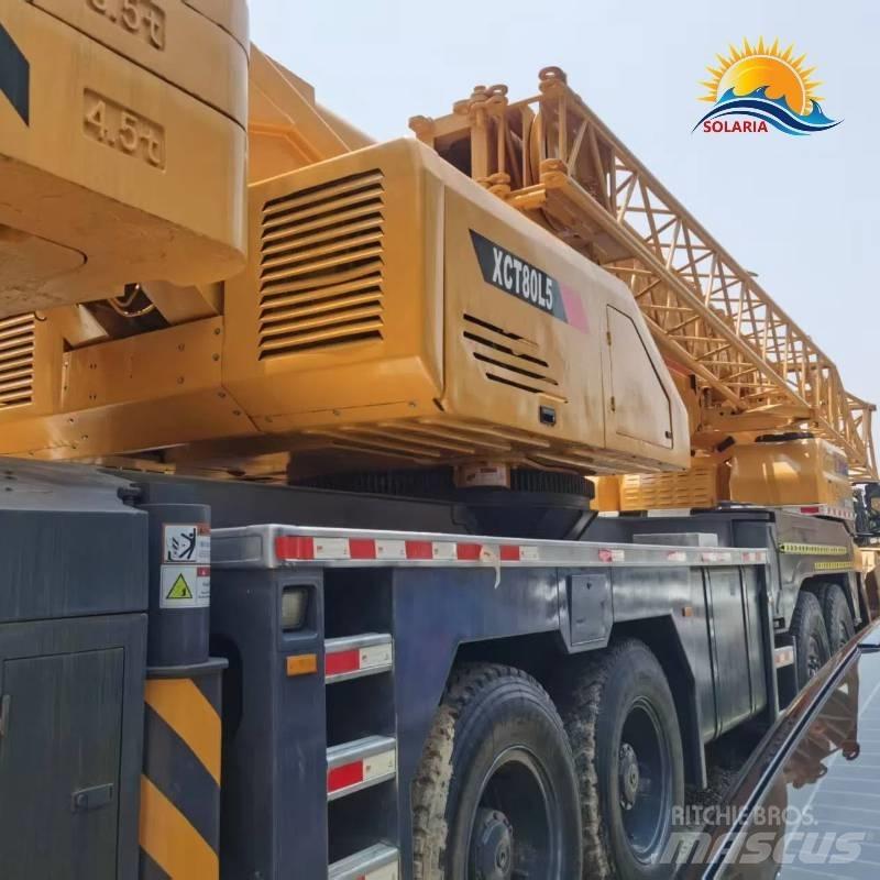 XCMG xct80l5 رافعات صالحة لكل أنواع الطرق