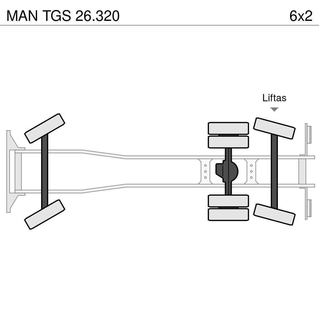 MAN TGS 26.320 شاحنات المخلفات
